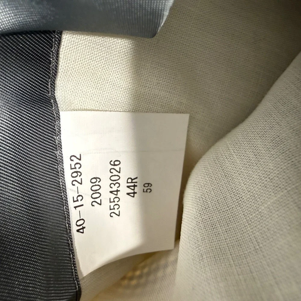 Brooks Brothers Blazer Mens 44R Grey Silk Wool Madison Houndstooth E. Thomas